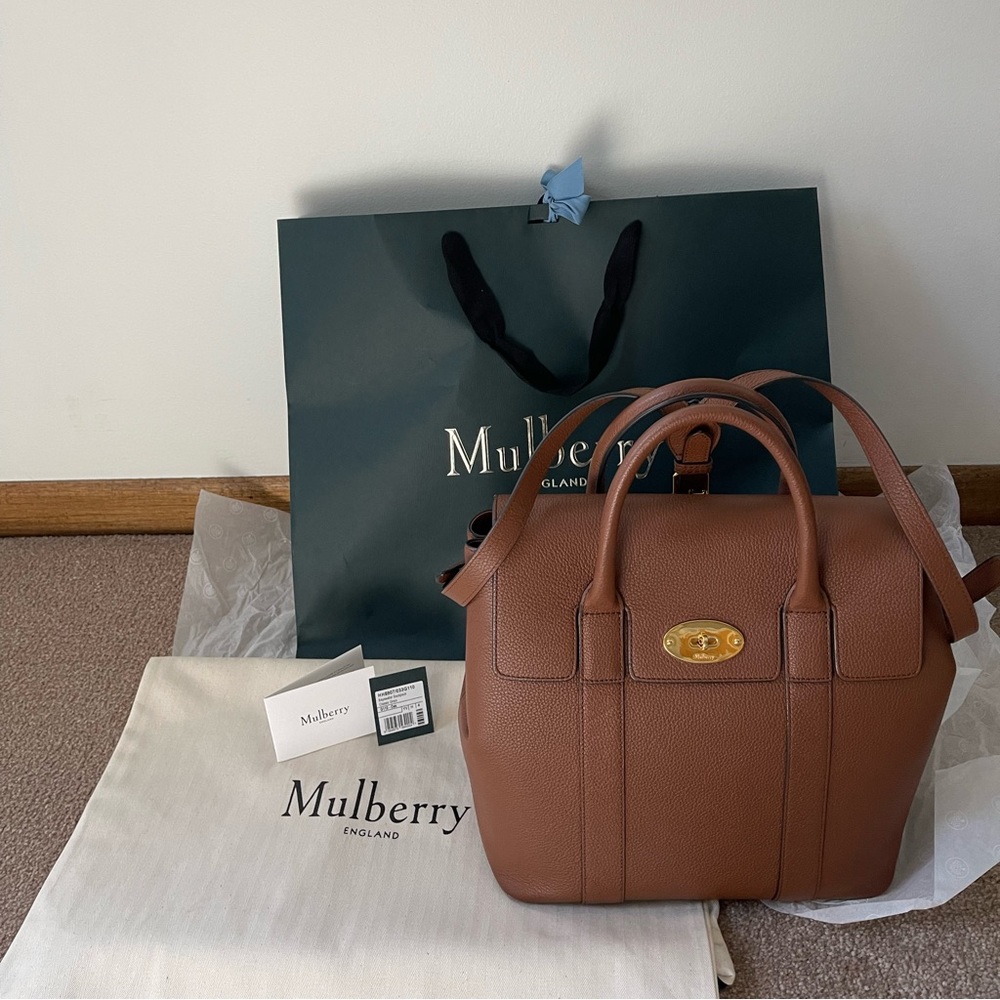 *RARE* Discontinued Mulberry Bayswater Backpack in Oak
